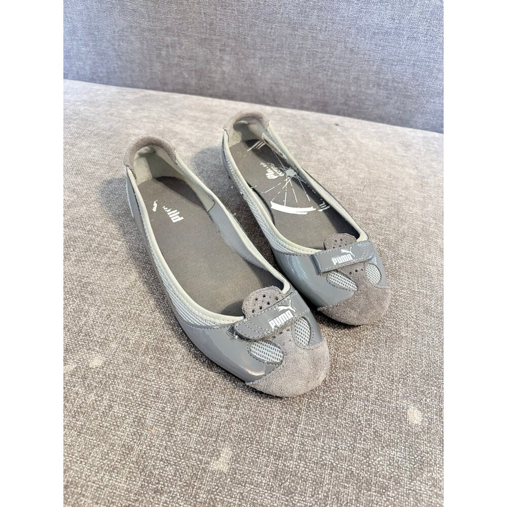 Puma vintage grey Zandy Ballet flats Size 7